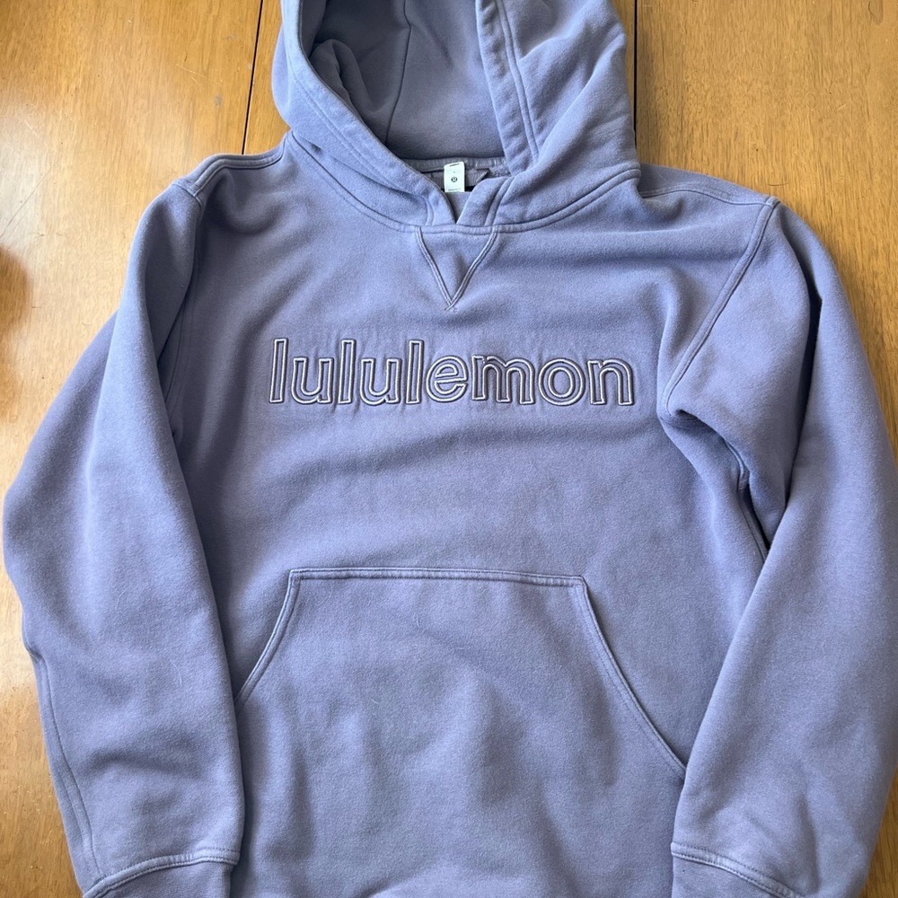 Lululemon raised letter logo hoodie